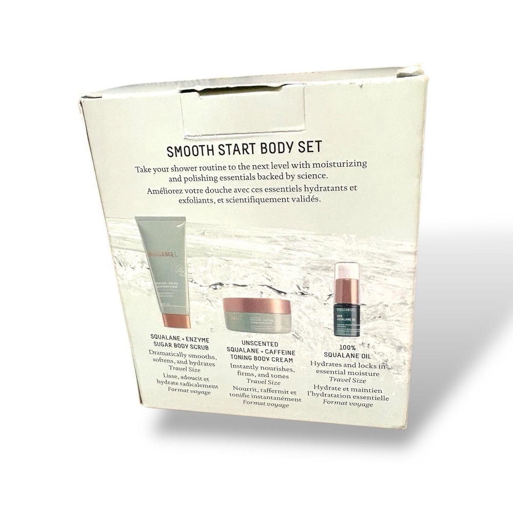 BIOSSANCE Smooth Start Body Set 3PC -‎ New In Box - Picture 3 of 4